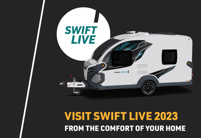 Swift launches new caravan and motorhome line-up at Swift Live 2023