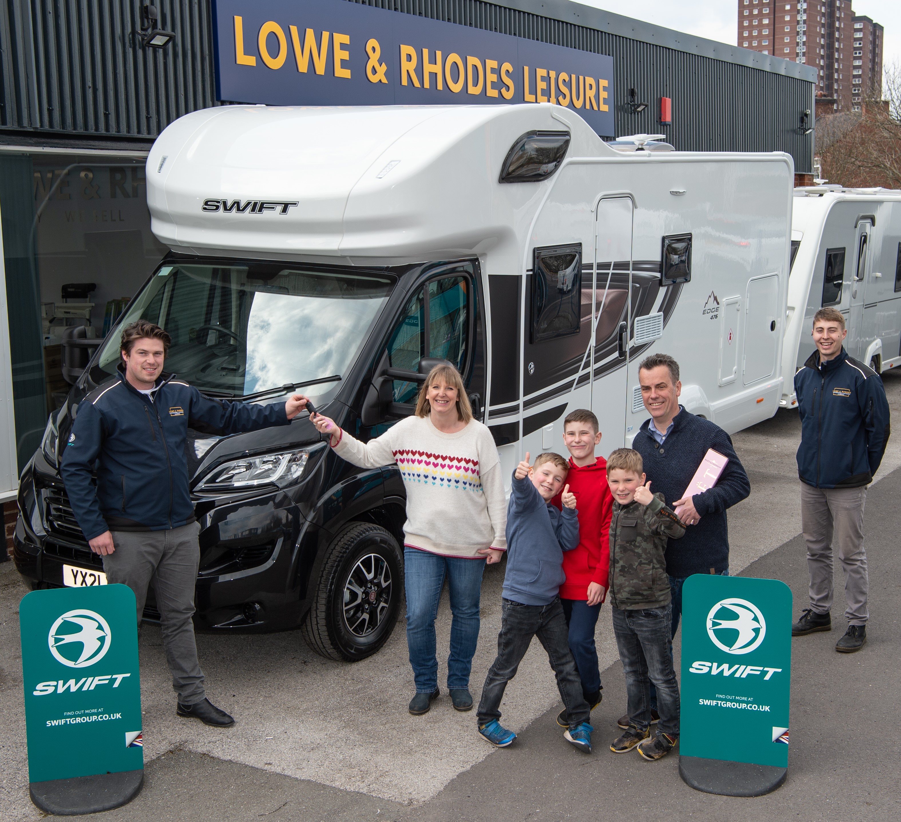 We announce the winner of our Swift Edge motorhome competition